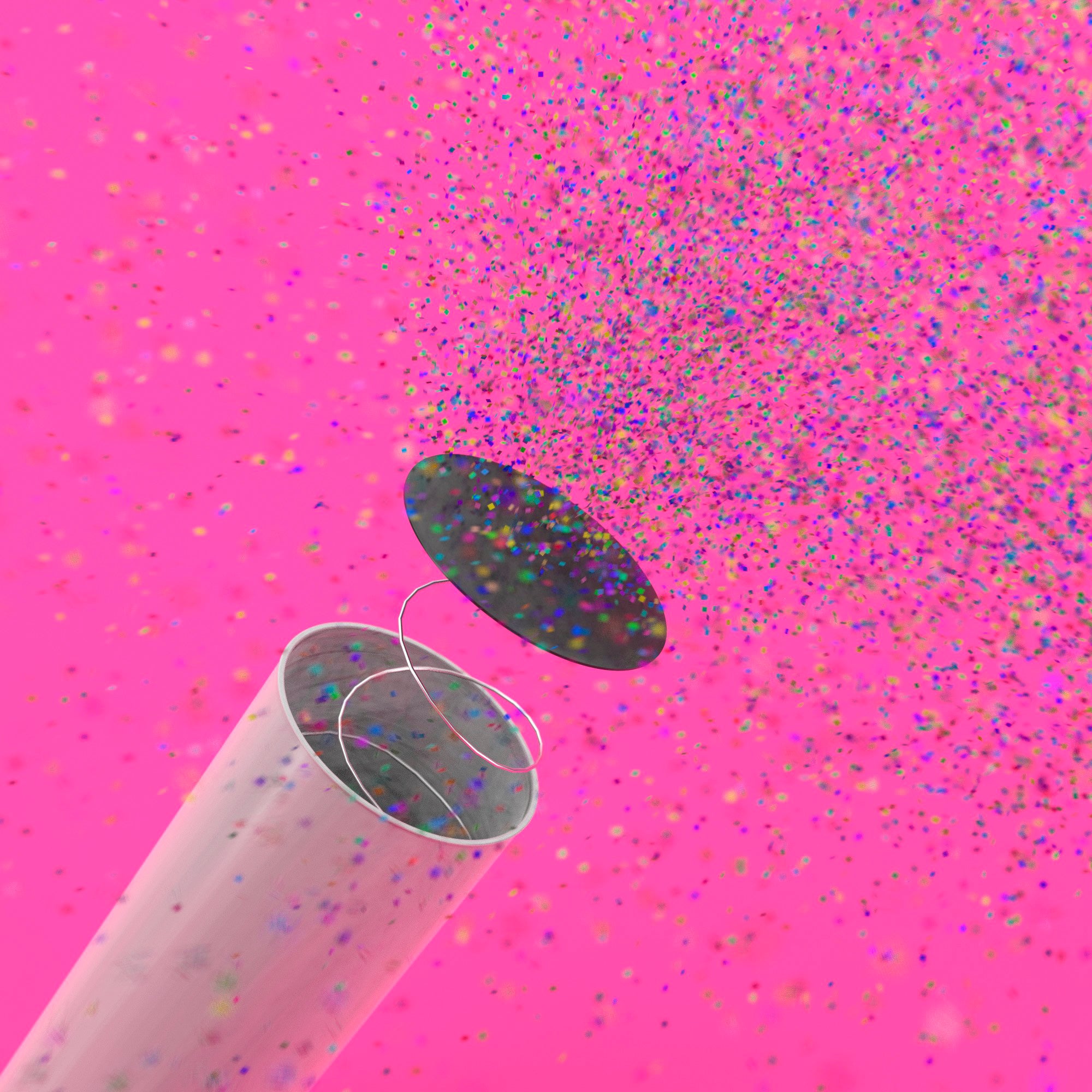 Birthday Prank Glitter Bomb Confetti Bomb Spring Loaded Glitter Bomb